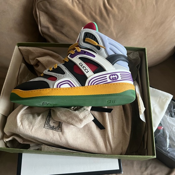 Gucci Basketball sneaker Men size 8 Brand New Gucci Size 7 = a Us 8 - Picture 5 of 6